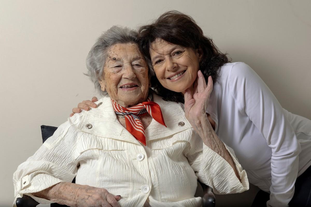 Ella Blumenthal and her daughter Evelyn Kaplan.